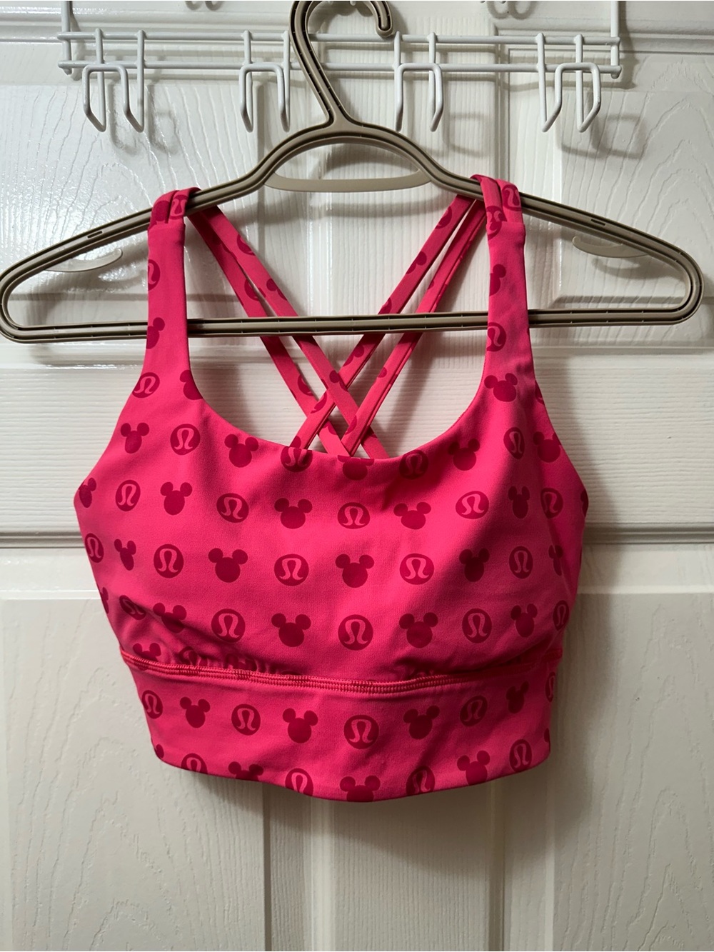 Lululemon Energy Longline Bra Medium Support B–D Cups Disney Colab! Size 6
